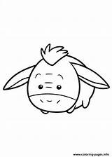 Tsum Coloring Pages Eeyore Printable Print Color sketch template