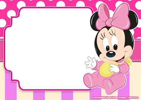 minnie mouse invitations template
