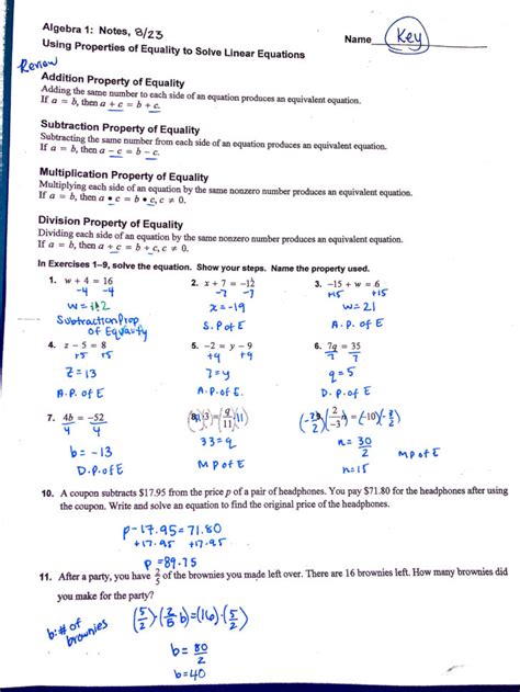 writing equations  standard form word problems answer key db excelcom