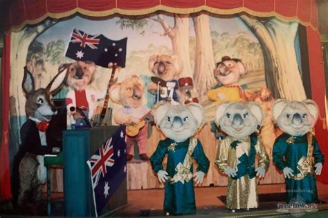 dreamworld s 1980s koala country jamboree characters making