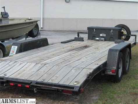 armslist  saletrade flatbed car hauler trailer