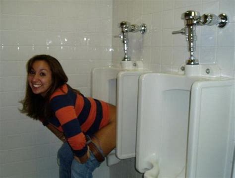 hot chicks pissing in urinals gallery ebaum s world