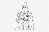 Neymar Jr Clipart Colouring Pages Coloringcrew Library Nicepng sketch template