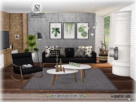 living room cc mods   sims   ultimate list snootysims hot