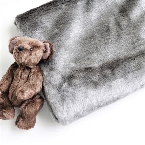limited long pile artist teddy bear fabricfaux fur etsy