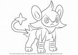 Luxio Pokemon Coloring Pages Drawingtutorials101 Adult sketch template