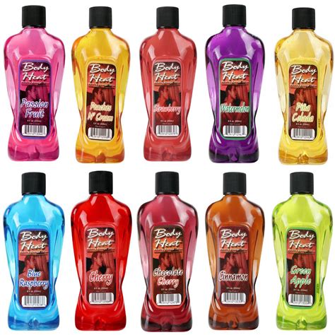 buy siam circus body heat flavored edible warming massage oil lotion