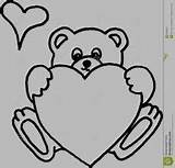 Corazones Osos Ours Nounours Corazon Orsacchiotto Cuore Orso Oso Bears Cliparts Clipartmag Paintingvalley Clker sketch template