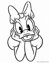 Daisy Coloring Duck Pages Classic Disneyclips sketch template