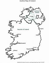 Irish Counties Intended Coloringhome sketch template