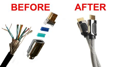 assemble  hdmi cable youtube