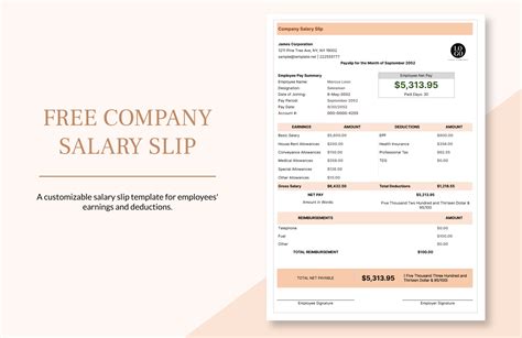company salary slip template google sheets excel template net hot sex picture