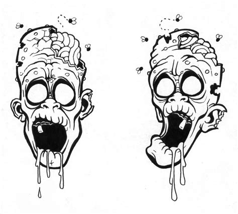 zombie drawings dark art drawings cartoon drawings zombie drawing