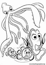 Dory Coloring Pages Finding Print Nemo Disney Colorpages sketch template