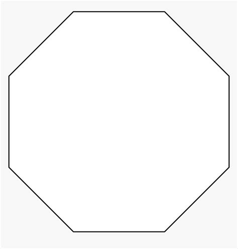 octagon shape png outline   octagon transparent png