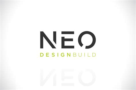 neo design build  modern architectural firm logo ourwork logo design build