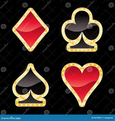 card symbols stock vector illustration  neon heart