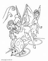 Coloring Pages Bell Tinker Ladybug Printable Girls Fairy Disney Bots Rescue Fairies Girl Print Popular sketch template