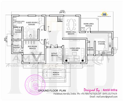 house   laterite stone kerala home design  floor plans