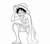 Luffy Piece Pages Coloring Anime Drawing Deviantart Colour Lineart Monky Zoro Color Sanji Template Ch Naruto Choose Board sketch template