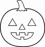 Coloring Halloween Lantern Jack Pumpkin Clip Clipart Kids Line Pages Happy Drawings Jackolantern Faces Lanterns Cliparts Clipartix Color Cute Face sketch template
