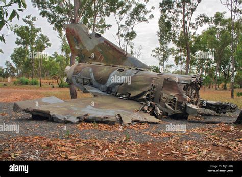 crashed military fighter jet stock photo alamy