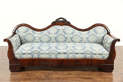 mahogany sofa american empire sleigh sofa in mahogany attributable to