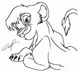 Lion King Vitani Pages Coloring Kopa Template Fan sketch template