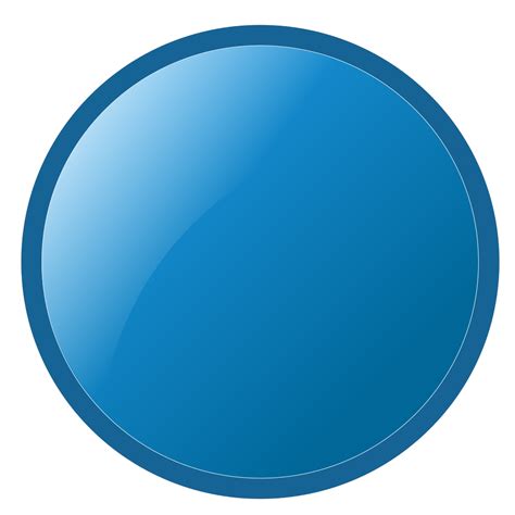 glossy blue circle icon   clip art  vector clip art images