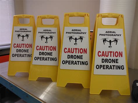 drone warning portable sign aerial photography mav uav rpa rpas