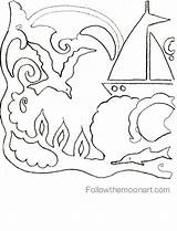 Coloring Pages Nautical Print Star Dad Compass Silhouette Makeup Getcolorings Color Getdrawings sketch template
