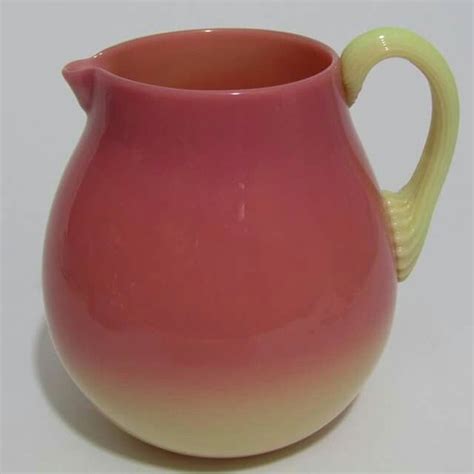 burmese glass glass pitcher
