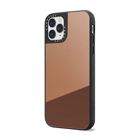 mirror bronze iphone casetify case