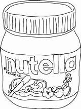 Nutella Kids sketch template