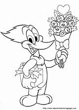 Woody Woodpecker Coloring Pages Kids sketch template