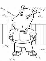 Backyardigans Pages Coloring Austin Template sketch template