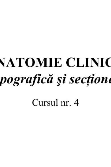 anatomie clinica topografica  sectionala curs  vt