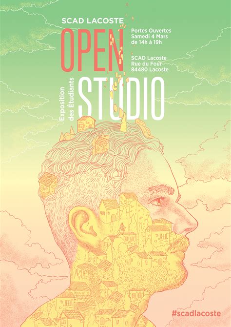 poster design open studio  behance
