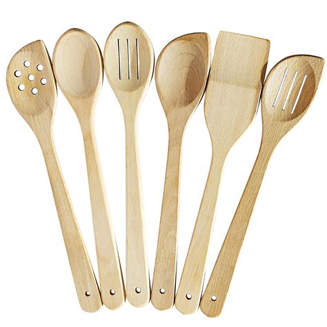 wooden spoons set   ecosall