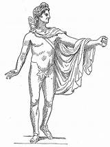 Greek Sacred Olympian sketch template