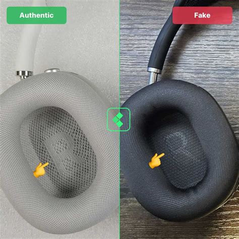 fake airpods max  real   differentiate