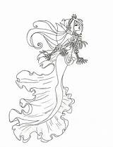 Coloring Pages Mermaid Winx Realistic Print Flora Club Cute Coloringtop Color Mermaids Books Colouring sketch template