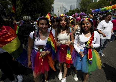 mexico pride march 2019 rainbows galore as thousands