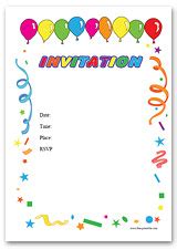 printable blank invitation templates