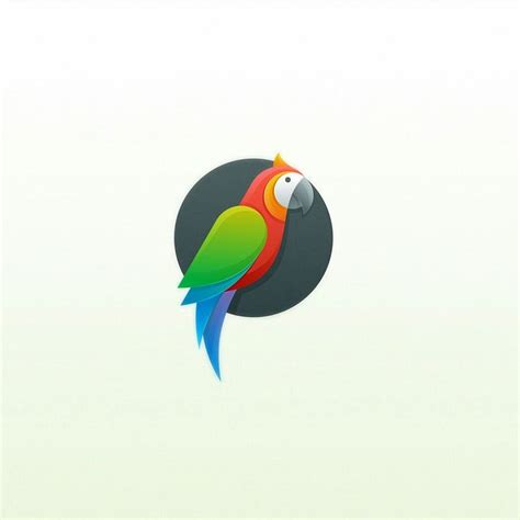beautiful parrot logo design parrot logo logo design art logo