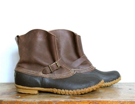 vintage ll bean duck boots mens  size    beachwolfvintage