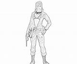Eva Metal Gear Solid Characters Coloring sketch template