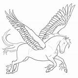 Pegasus Coloring Pages Pony Little Getcolorings Pag Getdrawings sketch template