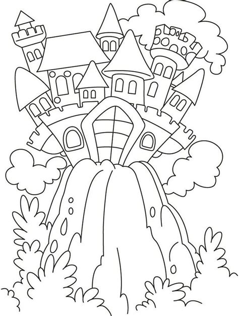 castle coloring pages printable fairy coloring pages fairy coloring