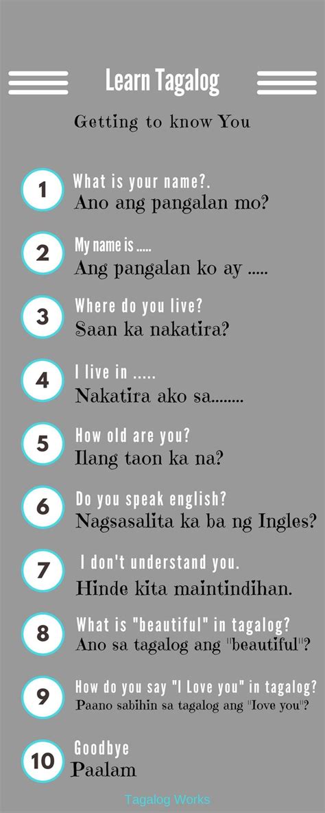tagalog filipino words tagalog words tagalog
